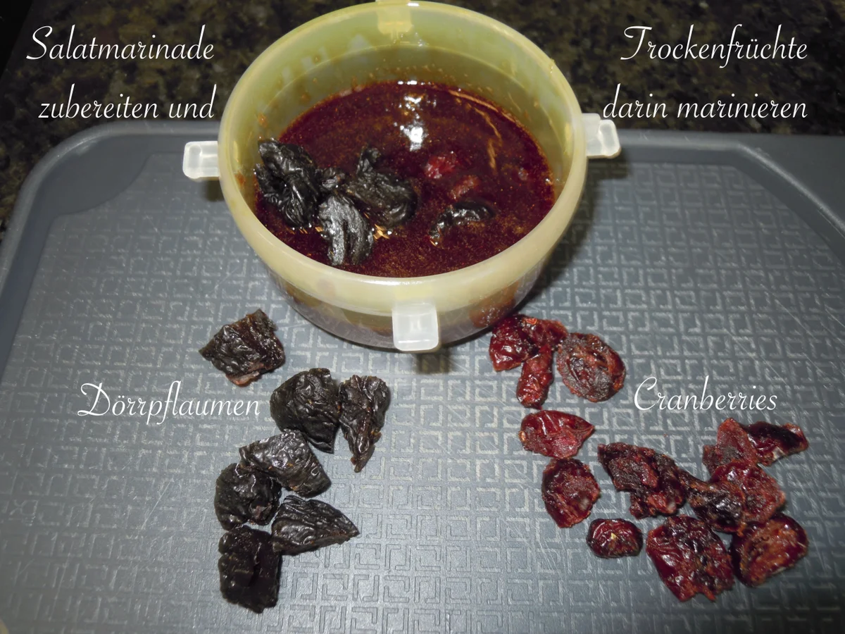 fruchtiger Spinat Salat und Ofen Kürbis - Rezept - Bild Nr. 9