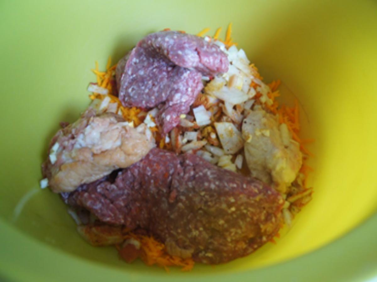 Kürbis-Frikadellen mit Prinzess-Bohnen und herzhaften Kartoffelstampf - Rezept - Bild Nr. 9