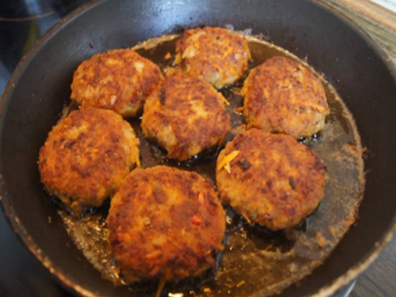 Kürbis-Frikadellen mit Prinzess-Bohnen und herzhaften Kartoffelstampf - Rezept - Bild Nr. 14