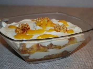 Mango-Tiramisu mit Cantuccini - Rezept