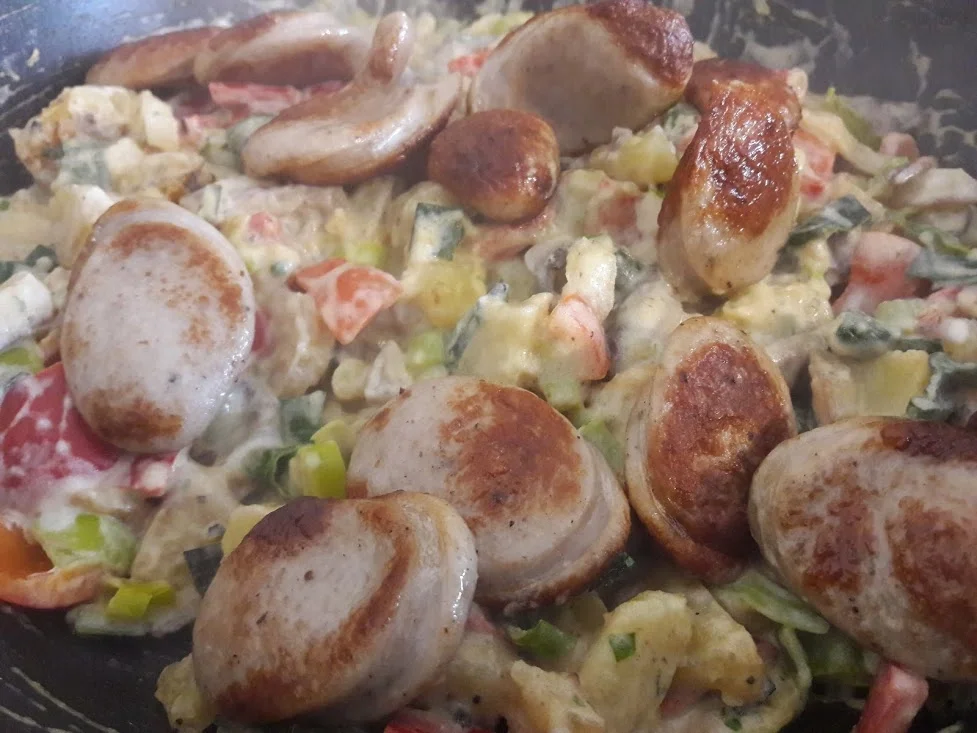 Bratwurstpfanne - Rezept - Bild Nr. 13