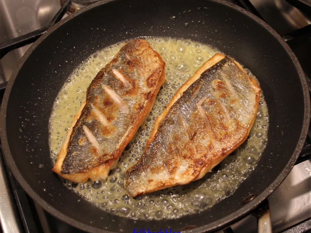 Spinat. Nudeln. Doradenfilet. - Rezept - Bild Nr. 4