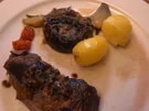Lammkeule mit Sahneauberginen und Kartoffeln - Rezept - Bild Nr. 2