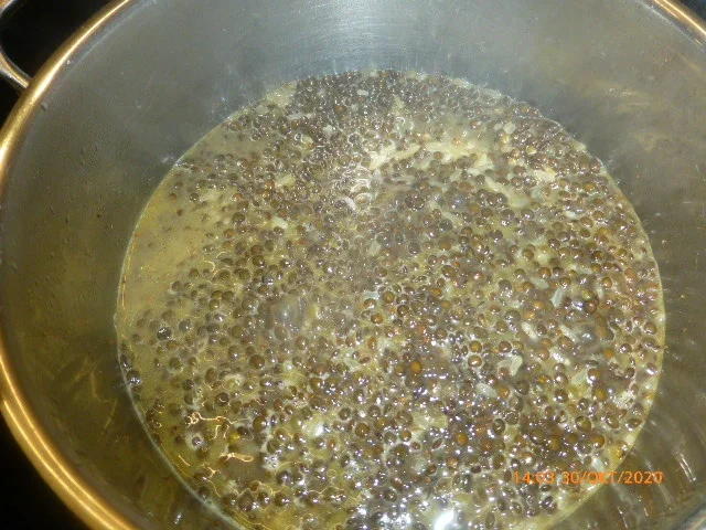 Lammkoteletts mit orientalischem Linsen-Reis-Salat - Rezept - Bild Nr. 13