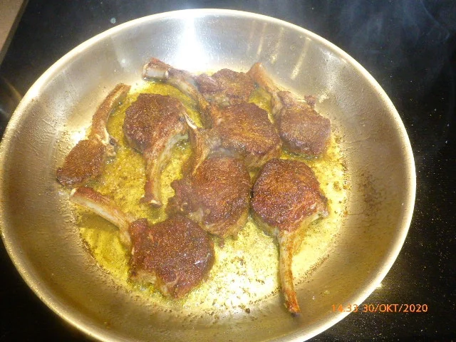 Lammkoteletts mit orientalischem Linsen-Reis-Salat - Rezept - Bild Nr. 16