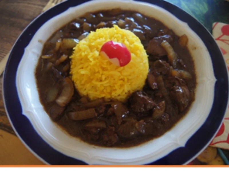 Herzhafte Hähnchenleber mit Zwiebeln im Wok und gelber Basmatireis - Rezept - Bild Nr. 11