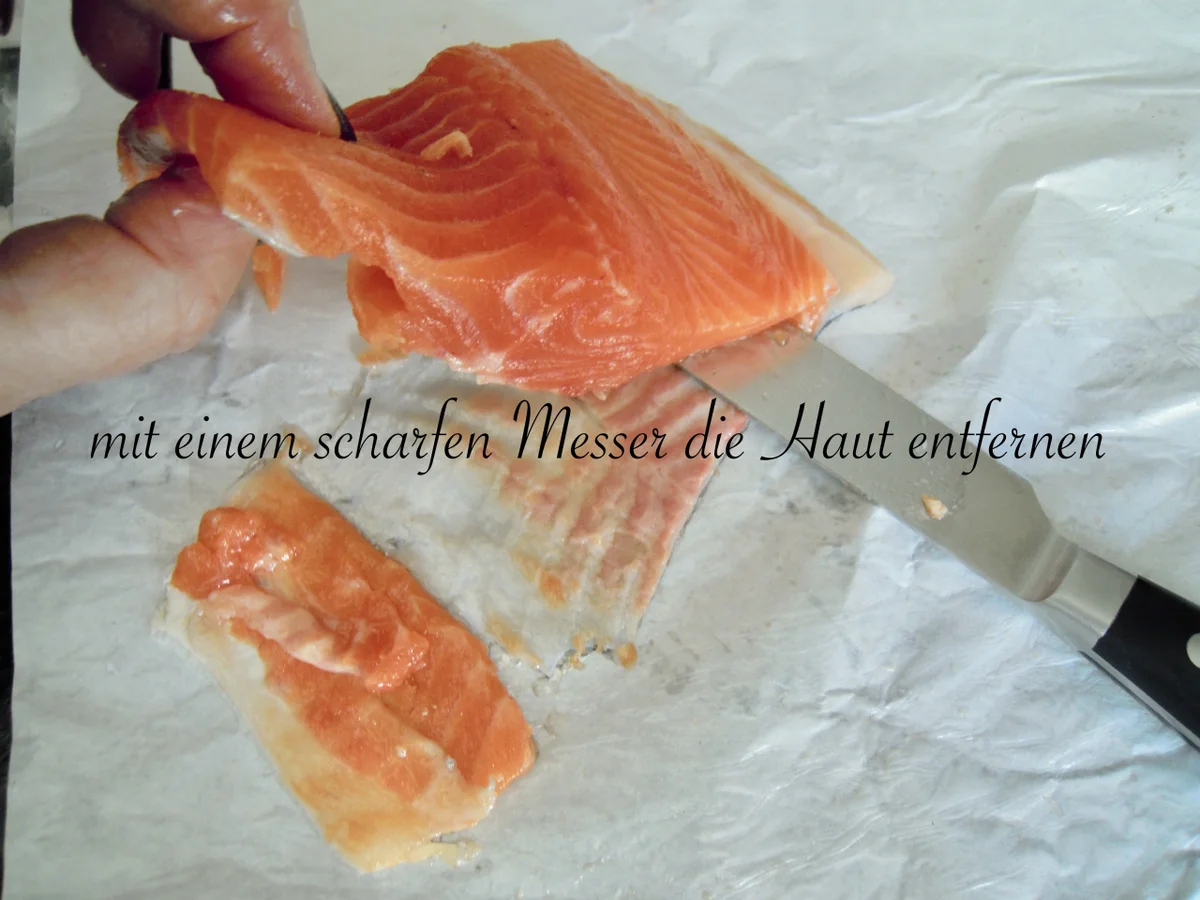 Lachsforellen Filet im Blätterteig Mantel - Rezept - Bild Nr. 3