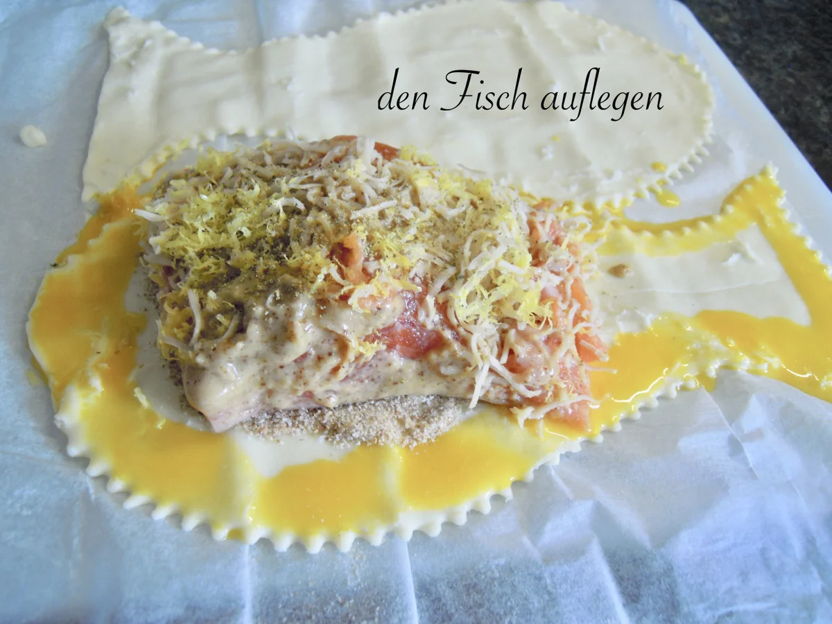 Lachsforellen Filet im Blätterteig Mantel - Rezept - Bild Nr. 10