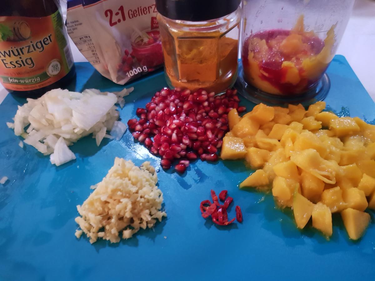 Mango-Granatapfel-Chutney - Rezept - Bild Nr. 5