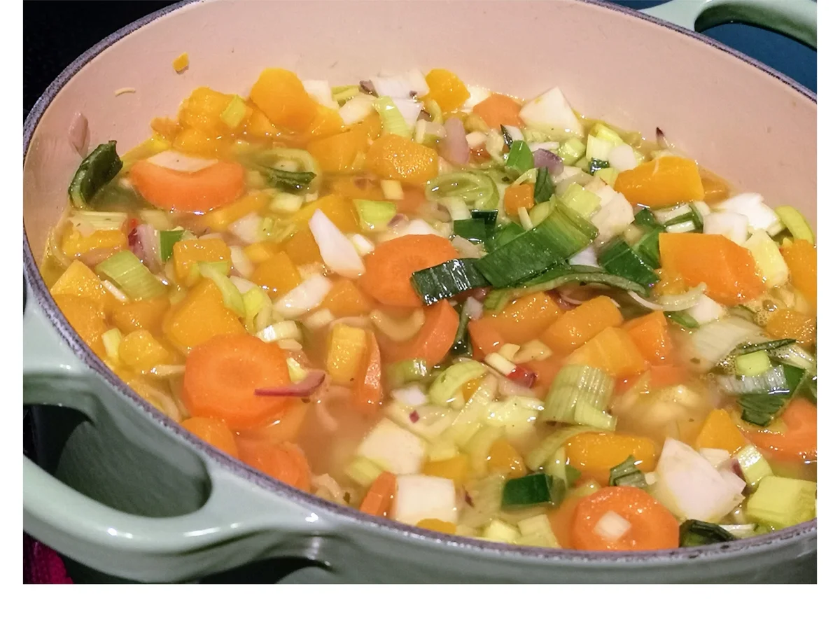 Rezept: BiNe` S KÜRBIS LAUCHSUPPE Bild Nr. 4 BiNe` S KÜRBIS LAUCHSUPPE - Rezept - Bild Nr. 4
