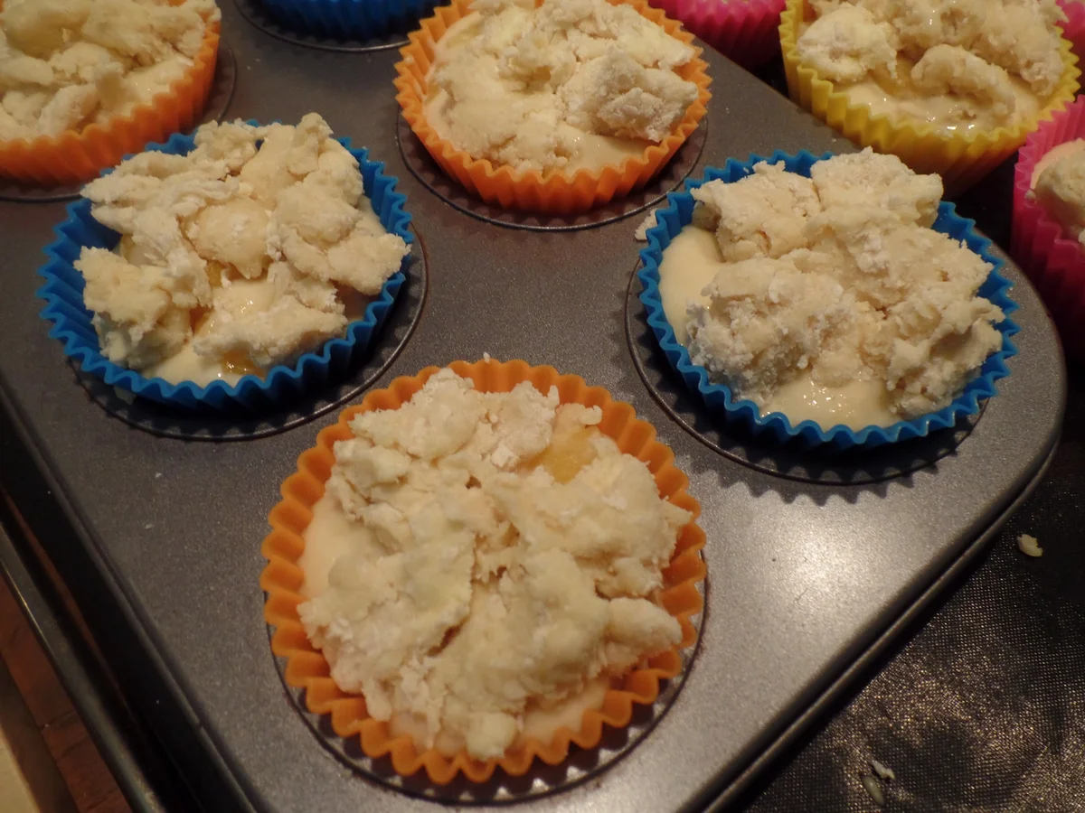 Rezept: Pfirsich-Muffins mit Streusel Bild Nr. 11904 Pfirsich-Muffins mit Streusel - Rezept - Bild Nr. 11904