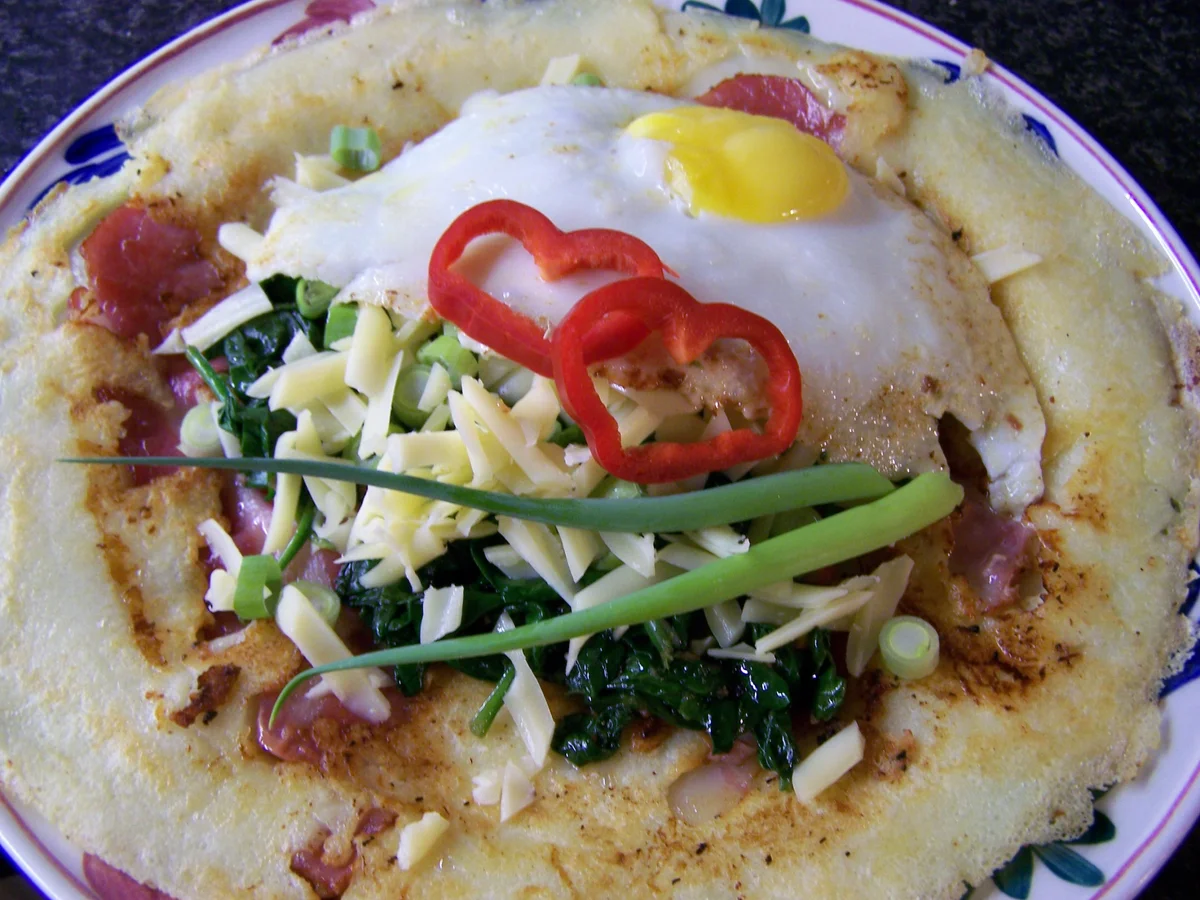 Rezept: Pfannekuchen der "abstrakte" Bild Nr. 3 Pfannekuchen der "abstrakte" - Rezept - Bild Nr. 3