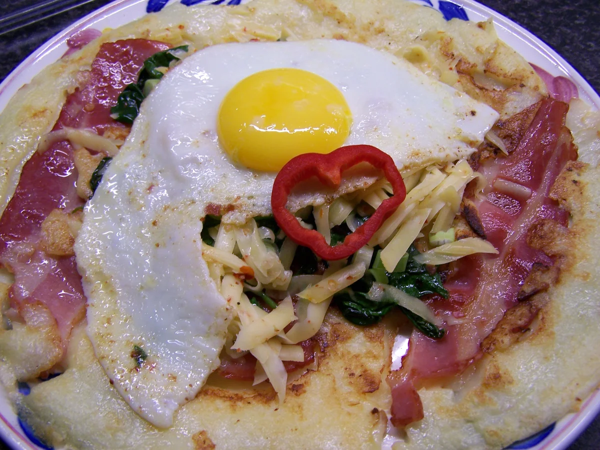 Rezept: Pfannekuchen der "abstrakte" Bild Nr. 14 Pfannekuchen der "abstrakte" - Rezept - Bild Nr. 14