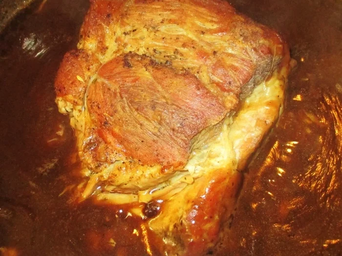 Schweinenacken geschmort im Ofen - Rezept - Bild Nr. 5