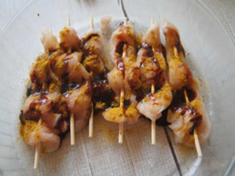 Möhrencremesuppe mit Hähnchenbrustfiletspießen - Rezept - Bild Nr. 14