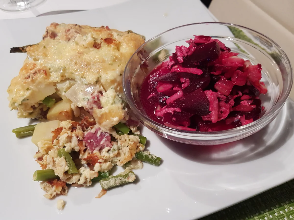 Rezept: Grüne-Bohnen-Auflauf mit Kasseler Bild Nr. 2 Grüne-Bohnen-Auflauf mit Kasseler - Rezept - Bild Nr. 2