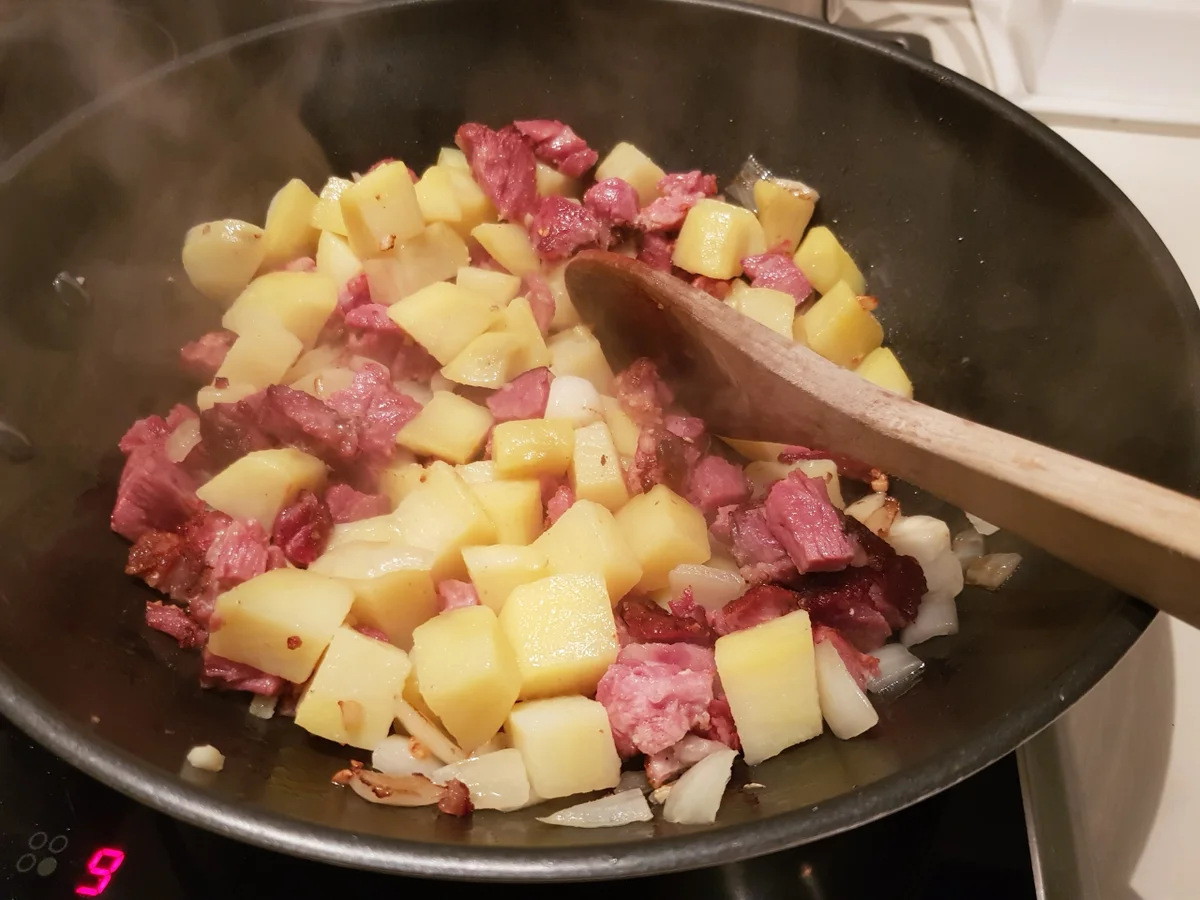 Rezept: Grüne-Bohnen-Auflauf mit Kasseler Bild Nr. 5 Grüne-Bohnen-Auflauf mit Kasseler - Rezept - Bild Nr. 5