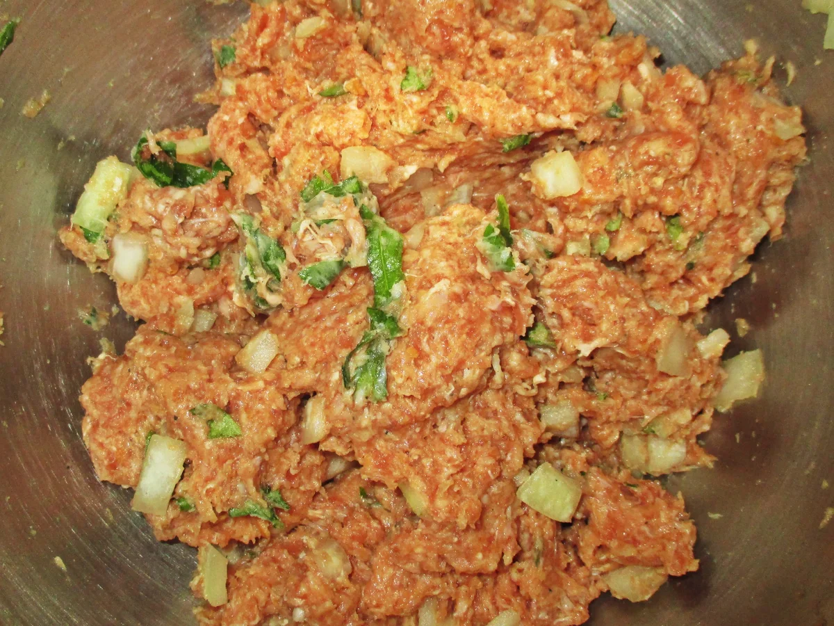 Rezept: Grünkohlpfanne mit Klopsen Bild Nr. 7 Grünkohlpfanne mit Klopsen - Rezept - Bild Nr. 7