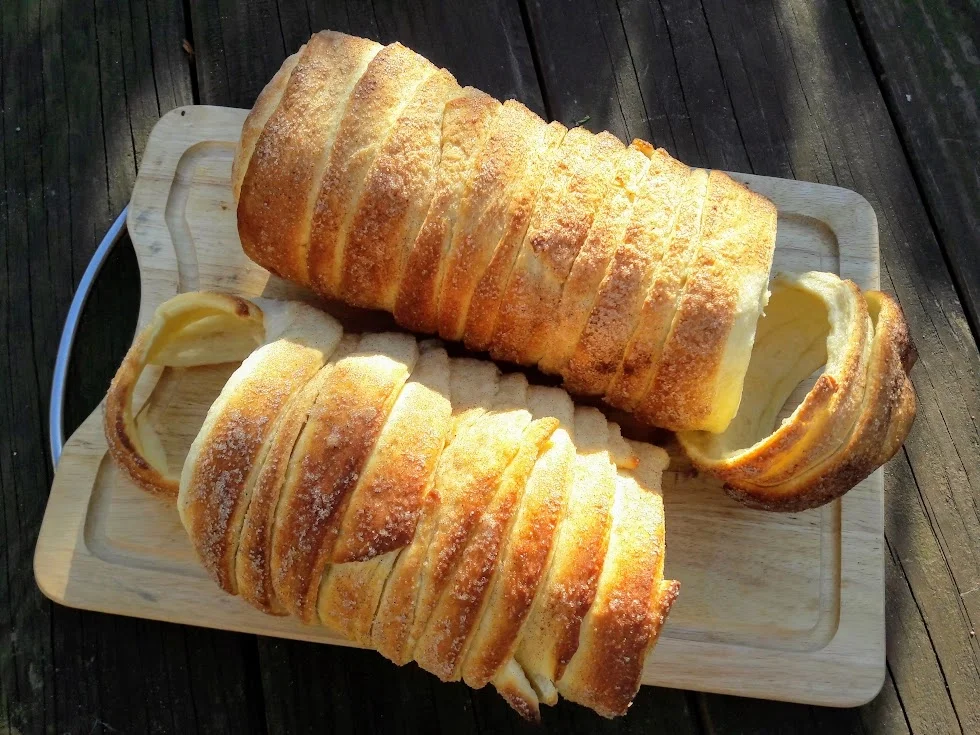 Baumstriezel mit Zimt und Zucker - Rezept - Bild Nr. 4