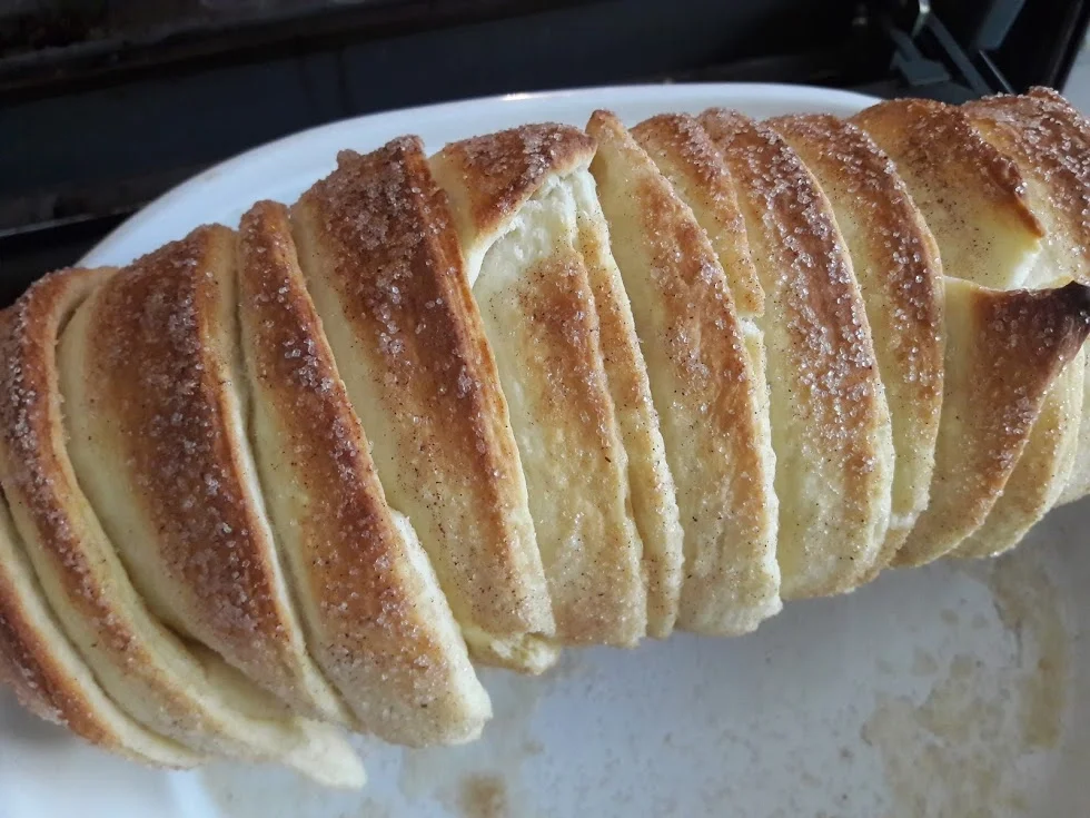 Baumstriezel mit Zimt und Zucker - Rezept - Bild Nr. 12