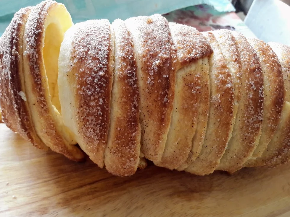 Baumstriezel mit Zimt und Zucker - Rezept - Bild Nr. 14