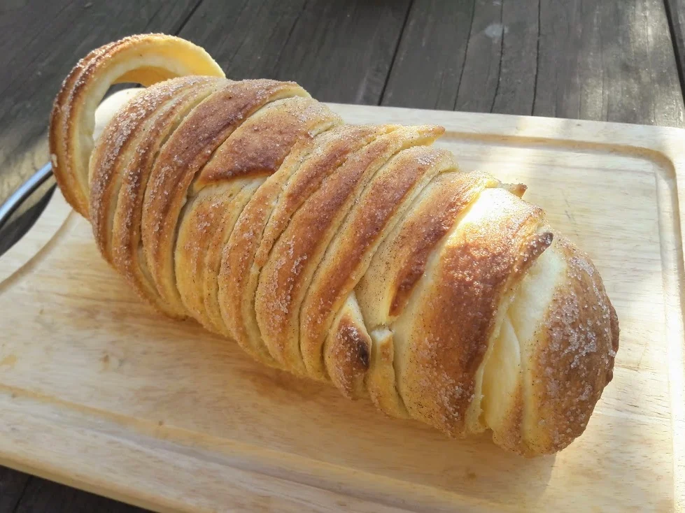 Baumstriezel mit Zimt und Zucker - Rezept - Bild Nr. 16