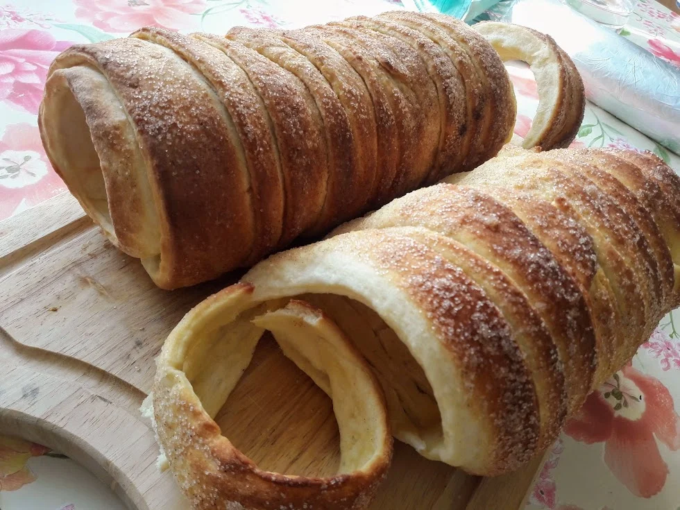 Baumstriezel mit Zimt und Zucker - Rezept - Bild Nr. 17