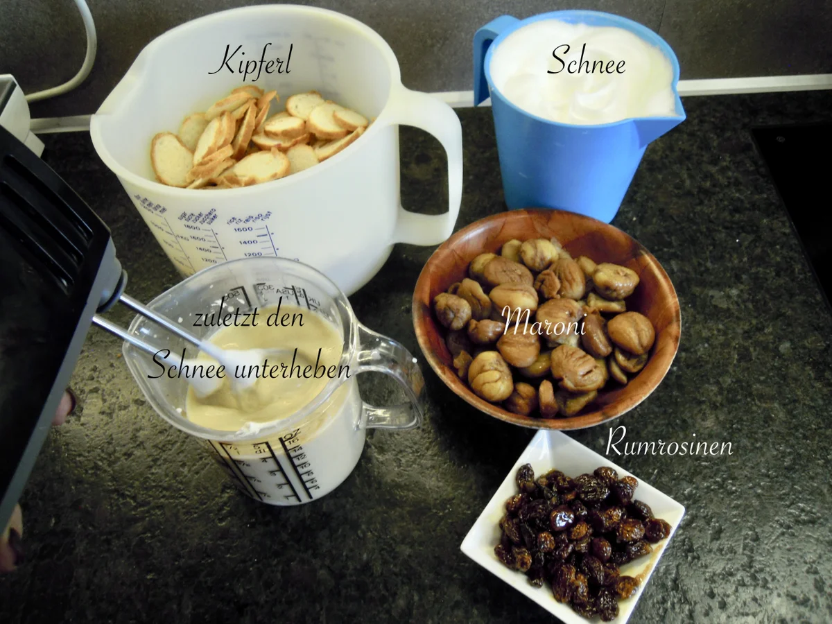 Maroni Scheiterhaufen in Eierlikörsauce - Rezept - Bild Nr. 16