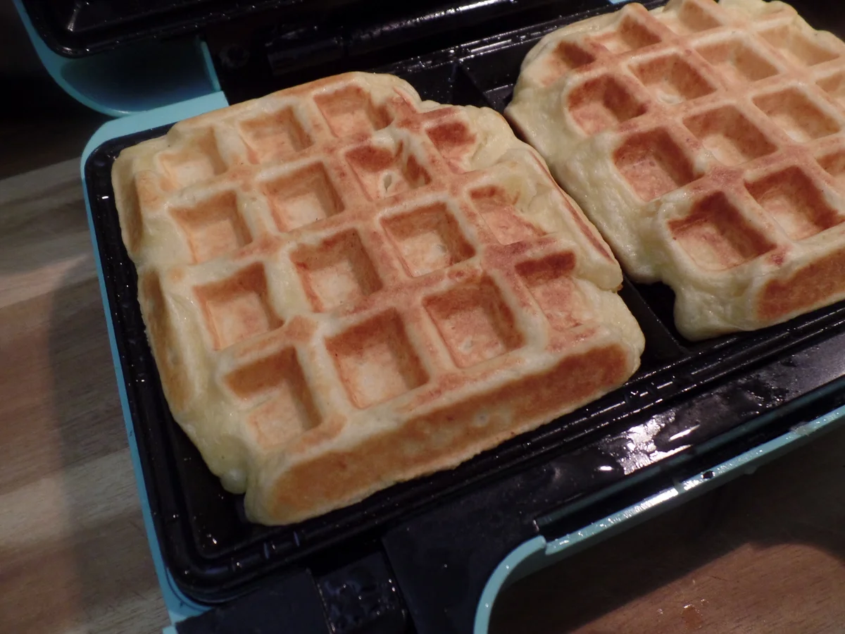 Rezept: Kartoffelwaffeln mit Lachs Bild Nr. 11929 Kartoffelwaffeln mit Lachs - Rezept - Bild Nr. 11929