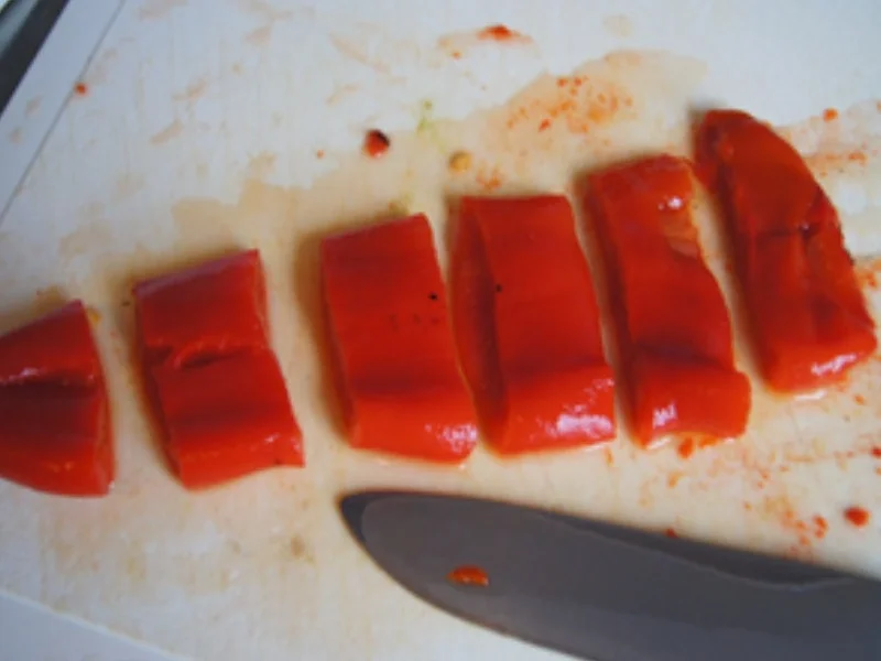 Alaska Seelachsfilet mit Selleriestampf und gerösteten Paprika - Rezept - Bild Nr. 17