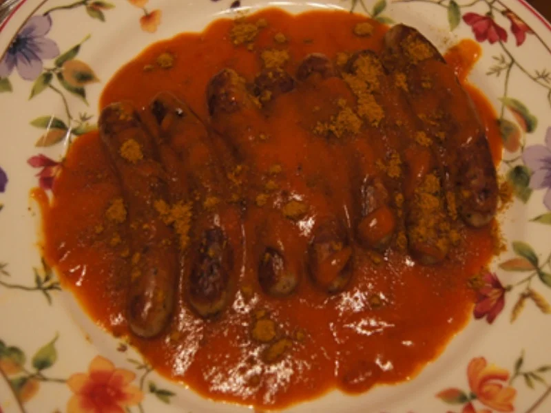 Blitz-Currywurst mit Nürnberger Rostbratwürsten - Rezept - Bild Nr. 3