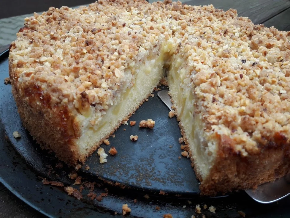 Apfelkuchen mit Nussstreuseln - Rezept - Bild Nr. 3