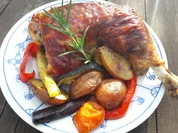 Rezept: Hähnchen auf Gemüsebett Bild Nr. 2 Hähnchen auf Gemüsebett - Rezept - Bild Nr. 2