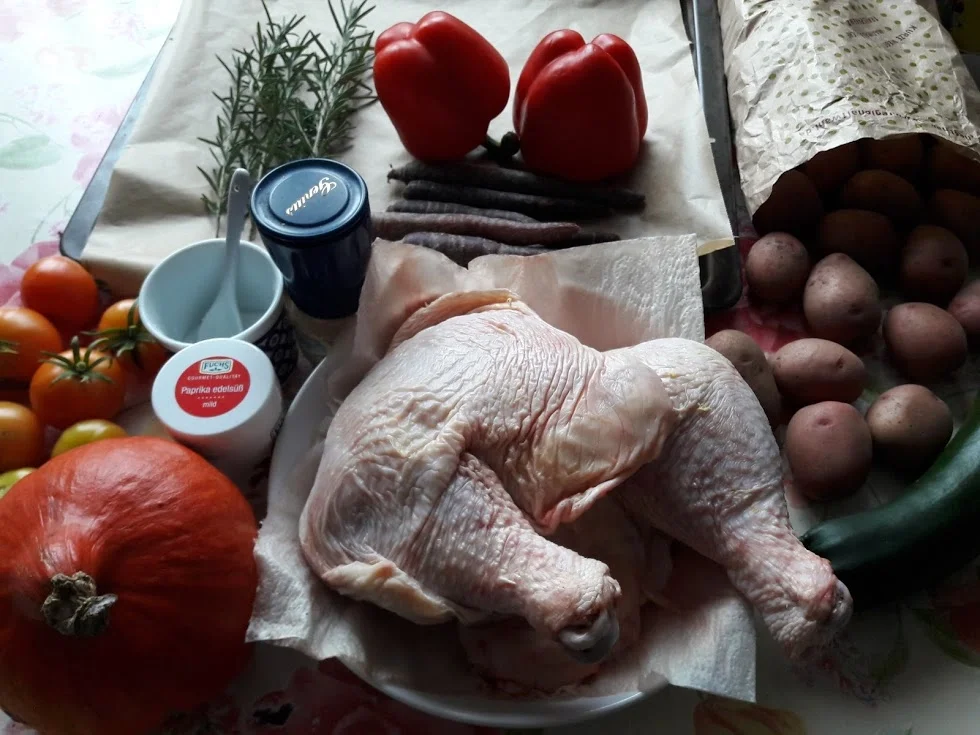 Hähnchen auf Gemüsebett - Rezept - Bild Nr. 5