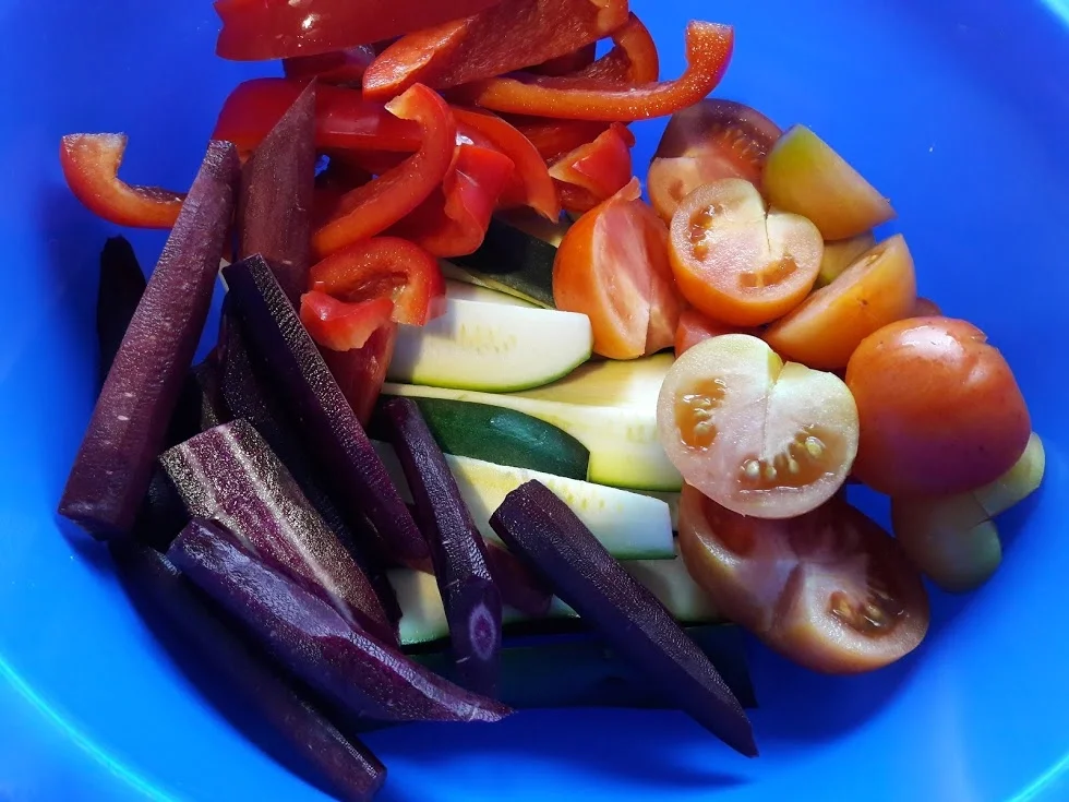 Hähnchen auf Gemüsebett - Rezept - Bild Nr. 12