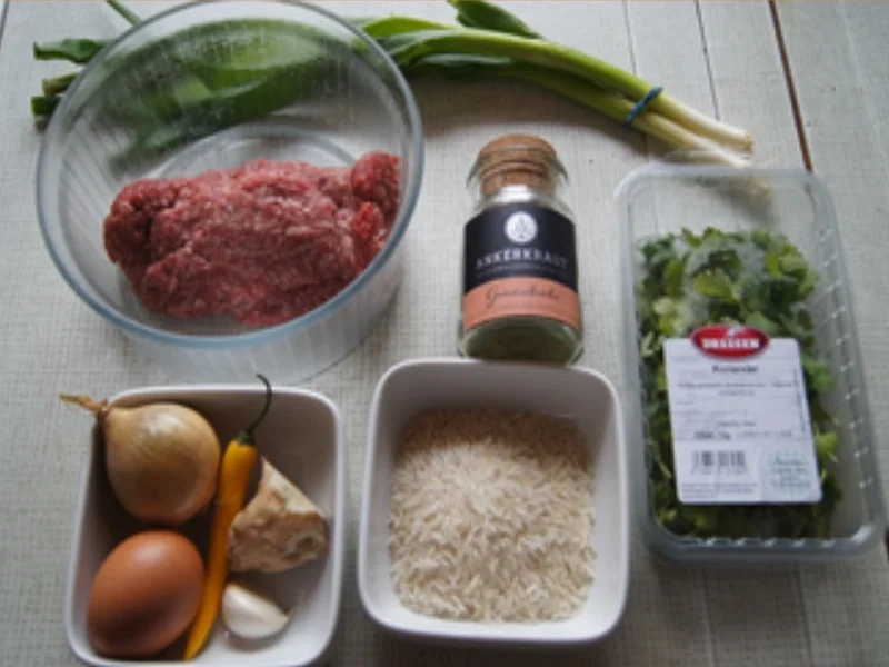 Reissuppe mit Hackfleischbällchen - Rezept - Bild Nr. 3