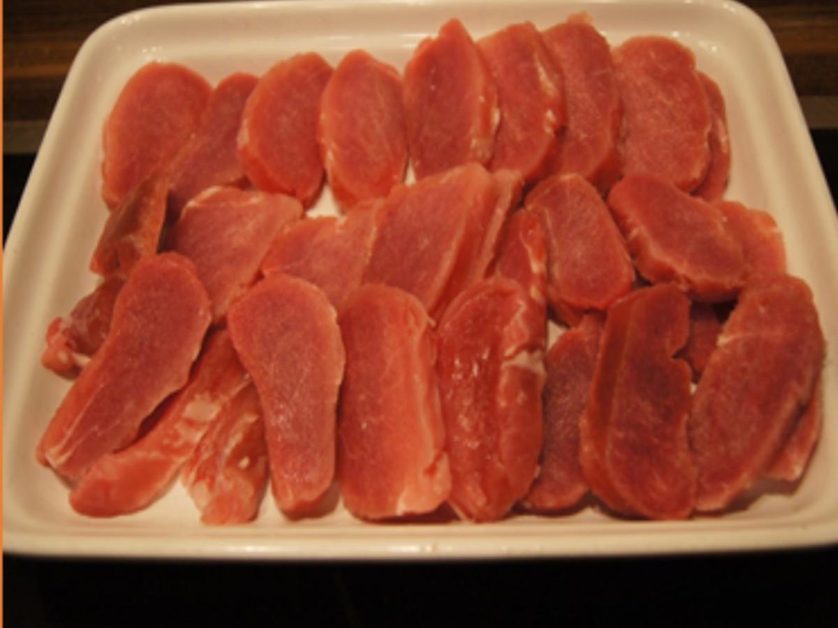 Schweinefiletschnitzelchen mit gebratenen Steinpilzen und Möhren-Kartoffel-Stampf - Rezept - Bild Nr. 8