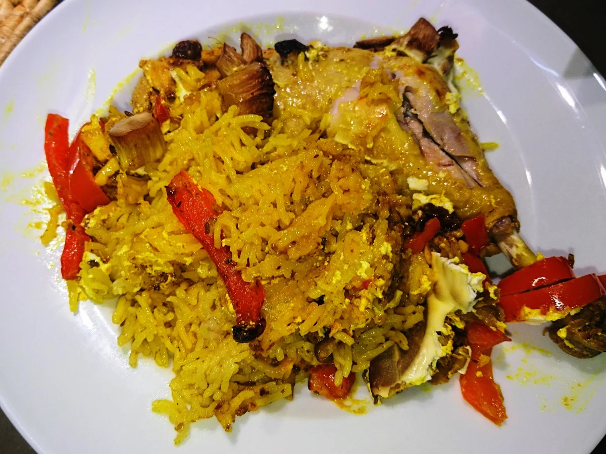 Hähnchencurry aus dem Römertopf - Rezept - Bild Nr. 2