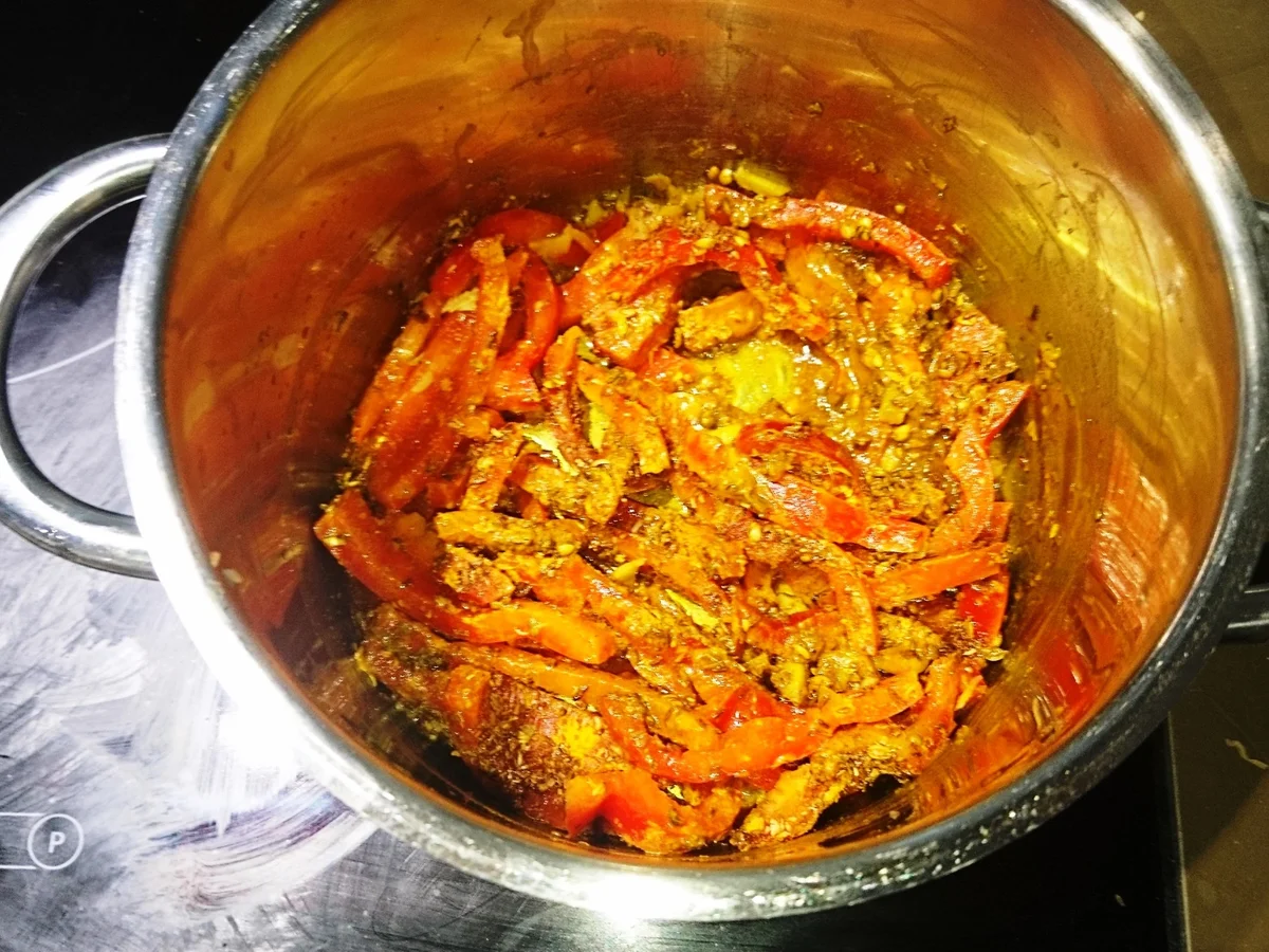 Hähnchencurry aus dem Römertopf - Rezept - Bild Nr. 5