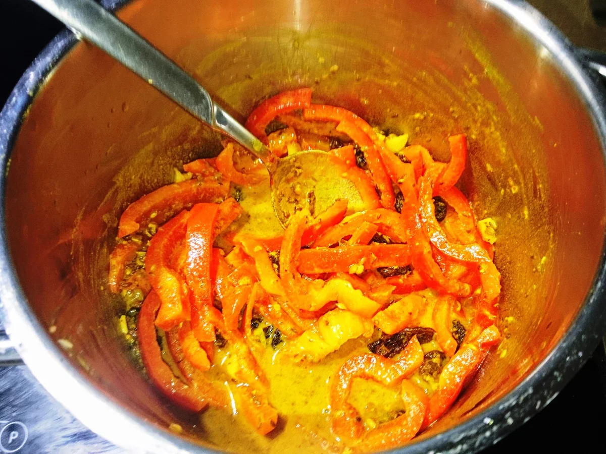 Hähnchencurry aus dem Römertopf - Rezept - Bild Nr. 6