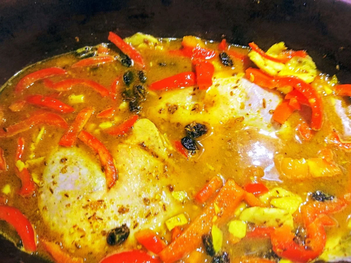 Hähnchencurry aus dem Römertopf - Rezept - Bild Nr. 8