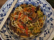 Rindfleisch-Gemüse-Nudel-Wok - Rezept - Bild Nr. 2