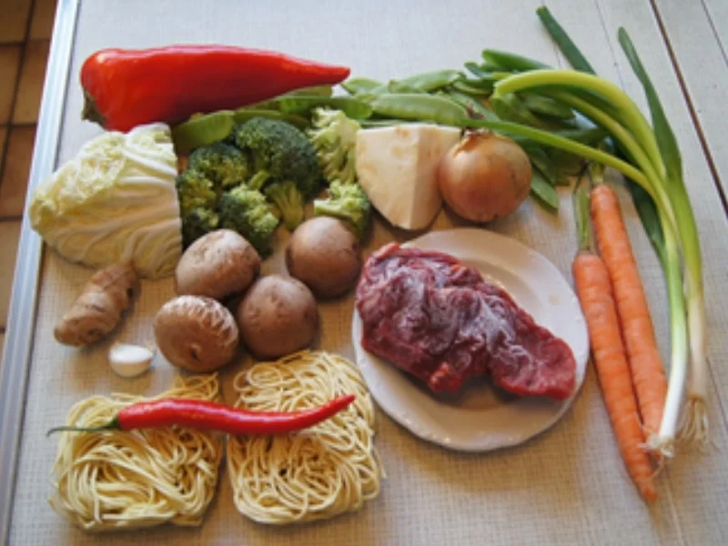 Rindfleisch-Gemüse-Nudel-Wok - Rezept - Bild Nr. 3