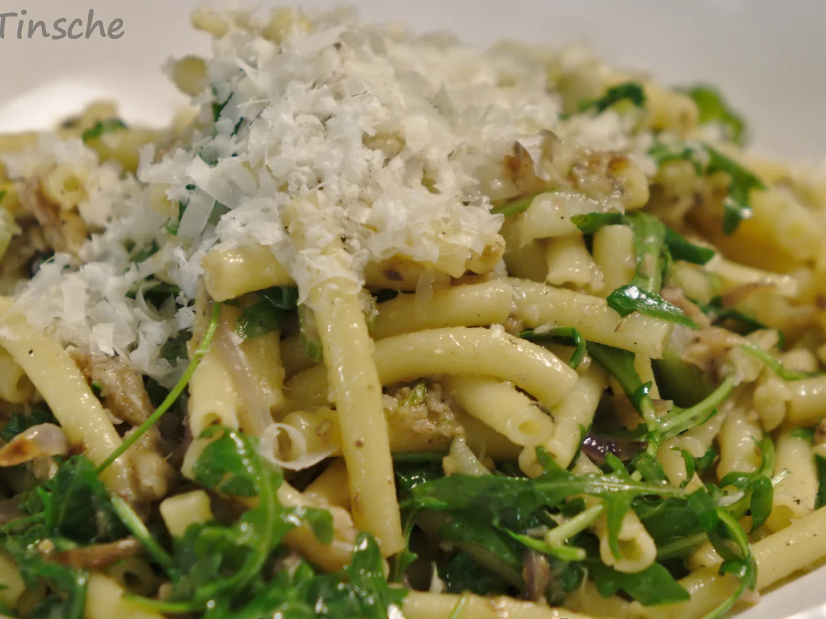 Sardinen-Fenchel-Pasta mit Rucola - Rezept - Bild Nr. 5