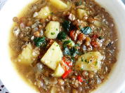 Indische, braune Linsensuppe - Rezept - Bild Nr. 2