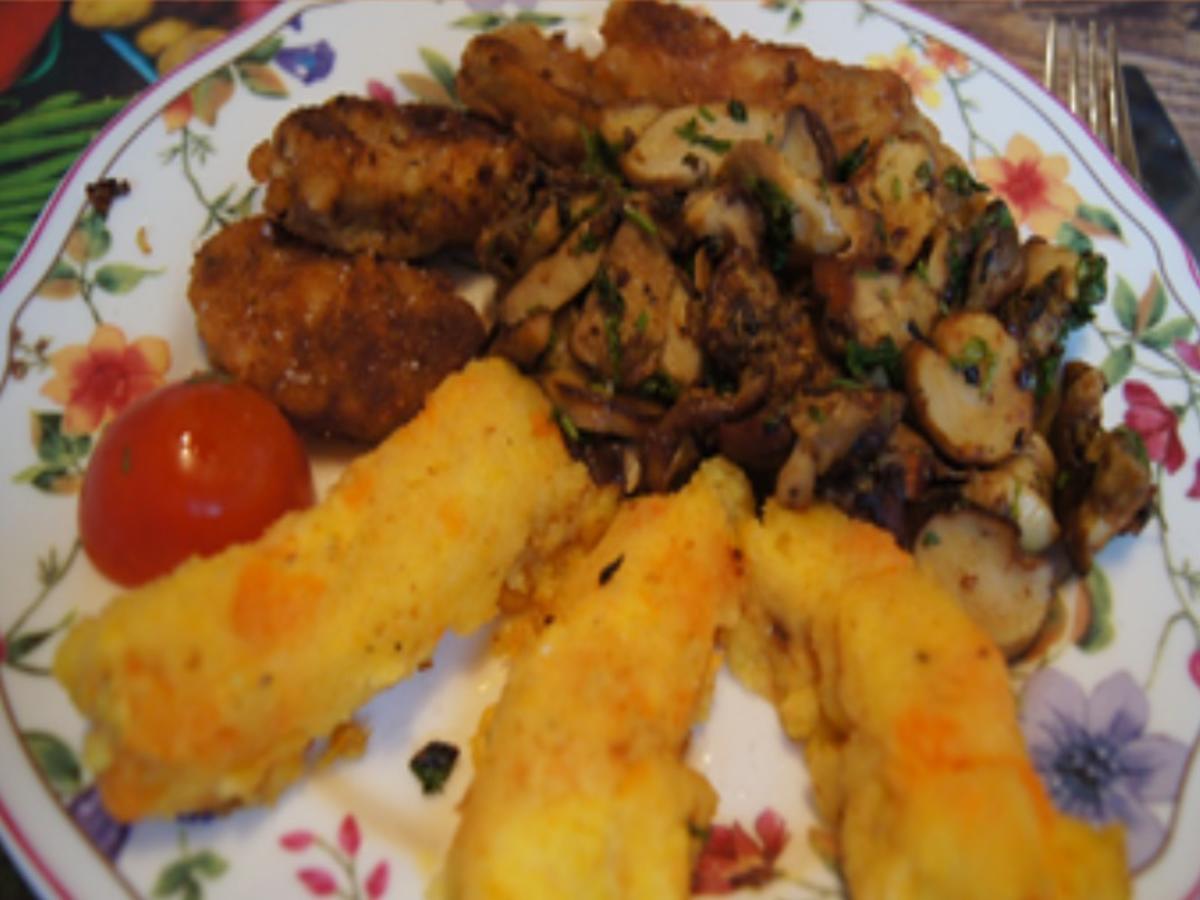 Gebratene Steinpilze mit leckeren Restebeilagen - Rezept - kochbar.de