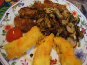 Gebratene Steinpilze mit leckeren Restebeilagen - Rezept - Bild Nr. 2