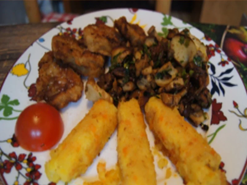 Rezept: Gebratene Steinpilze mit leckeren Restebeilagen Bild Nr. 13 Gebratene Steinpilze mit leckeren Restebeilagen - Rezept - Bild Nr. 13