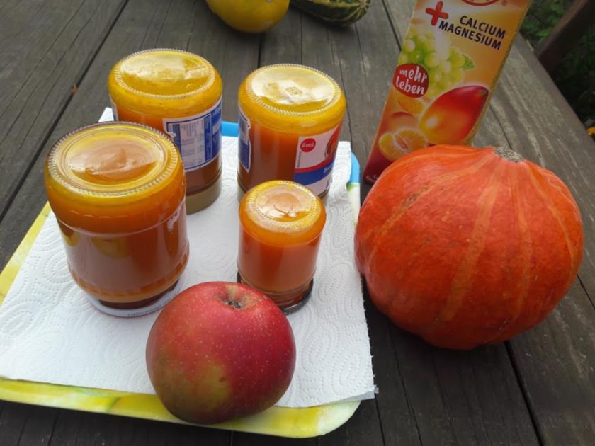 Kürbis-Apfel-Marmelade - Rezept mit Bild - kochbar.de