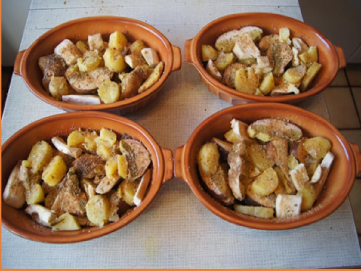 Steinpilz-Kartoffel-Gratin und Chinakohlsalat - Rezept - Bild Nr. 11